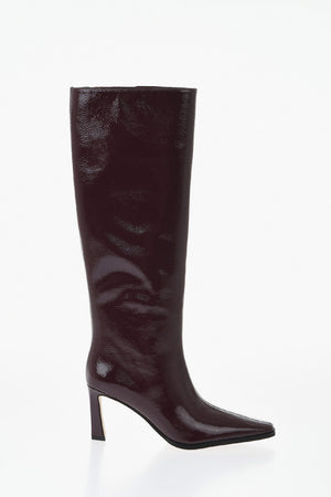 MICHAEL Leather Boots DARRAH with Side Zip 8cm