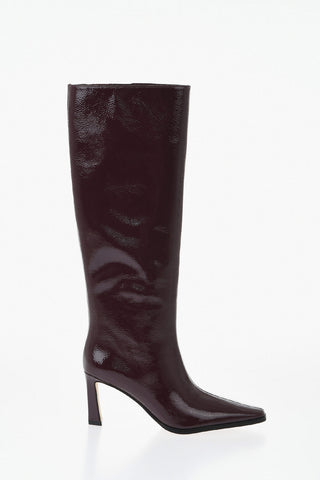 MICHAEL Leather Boots DARRAH with Side Zip 8cm