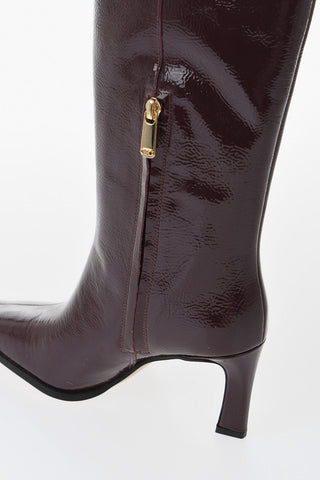 MICHAEL Leather Boots DARRAH with Side Zip 8cm