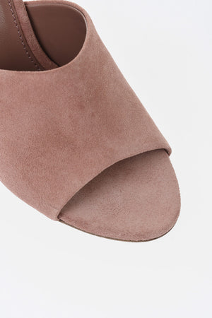 Mules NINA in Suede con Zeppa 11.5cm