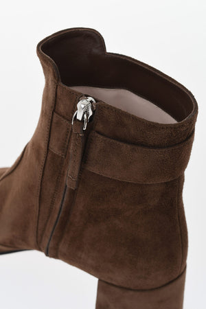 Tronchetti POLLY In Suede con Fibbia Tono su Tono