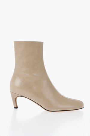 Stivaletti UMA in Pelle con Zip Laterale Tacco 6cm