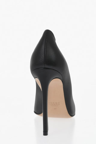 Pumps aus Leder mit 11 cm Stilettoabsatz