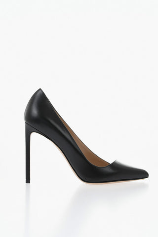 Pumps aus Leder mit 11 cm Stilettoabsatz