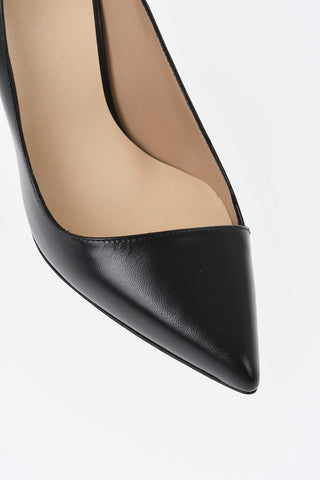 Pumps aus Leder mit 11 cm Stilettoabsatz