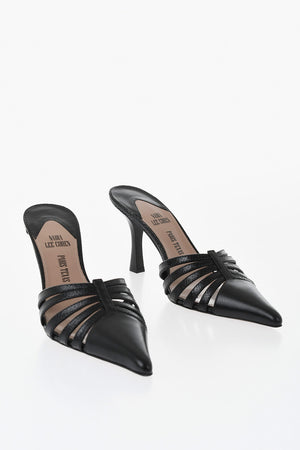 NADIA LEE COHEN Mules NADIA in Pelle Effetto Pitone Tacco 10cm