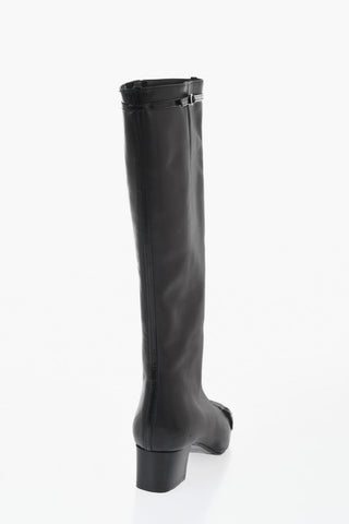 Leather Boots STARTER with Silver Buckles 4.5cm Heel