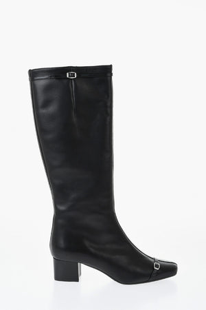 Leather Boots STARTER with Silver Buckles 4.5cm Heel