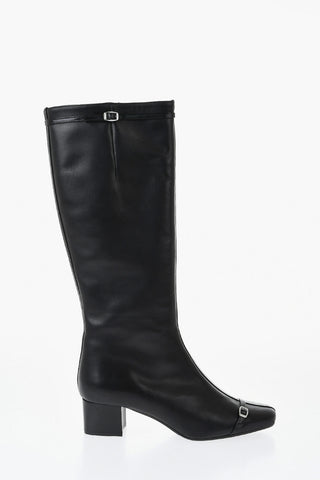 Leather Boots STARTER with Silver Buckles 4.5cm Heel