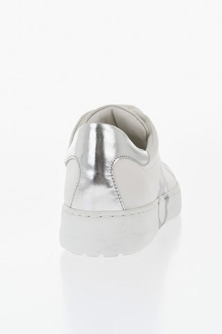 Sneakers Basse NUMB in Pelle con Dettaglio Gancini Stampato