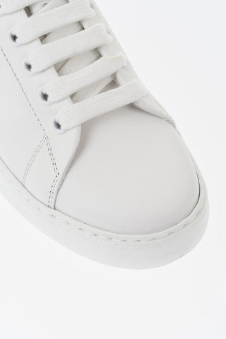 Sneakers Basse NUMB in Pelle con Dettaglio Gancini Stampato
