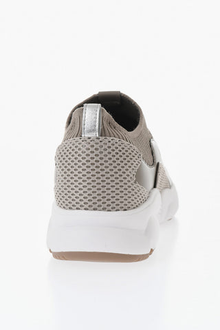 MICHAEL Slip-On-Sneakers Aus Stoff Uni