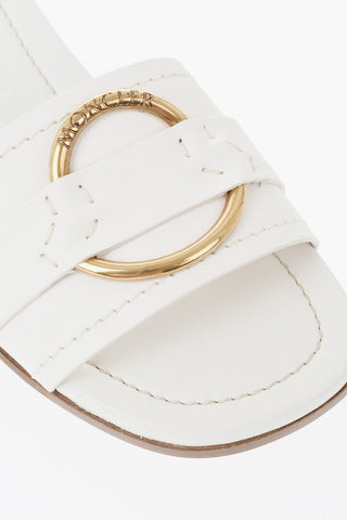 Leather Sandals BELL With Gold-Effect Detail