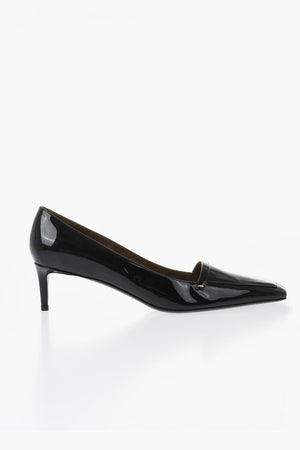 Lackleder-Pumps mit eckiger Spitze, Absatz 5.5cm