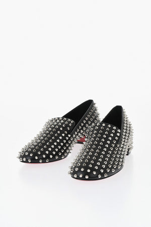 가죽 모카신 SPIKEASY, 올오버 스터드 장식, 3.5cm 굽