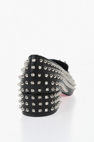 Mokassins SPIKEASY aus Leder mit All-Over-Nieten, 3,5 cm Absatz