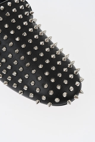 Mokassins SPIKEASY aus Leder mit All-Over-Nieten, 3,5 cm Absatz