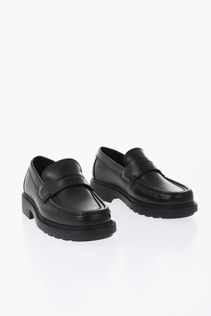 Leather Loafers DONNY in Solid Color