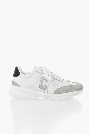 Low-Top Leder-Sneaker Color Block
