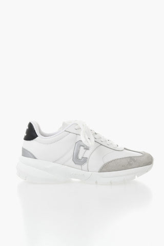 Low-Top Leather Sneakers Color Block