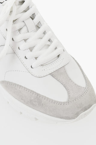 Low-Top Leather Sneakers Color Block