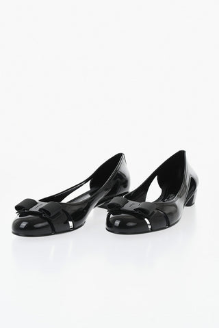 Ballerinas VARA JELLY aus Gummi mit Cut-Out-Details