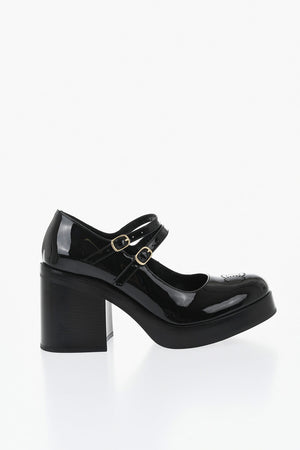 Pumps Mary Jane aus Lackleder, 9 cm Absatz