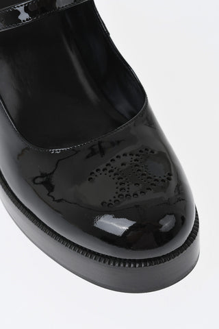 Patent Leather Pumps Mary Jane, 9cm Heel