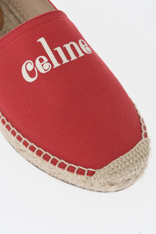 Cotton Espadrilles with Raffia Sole