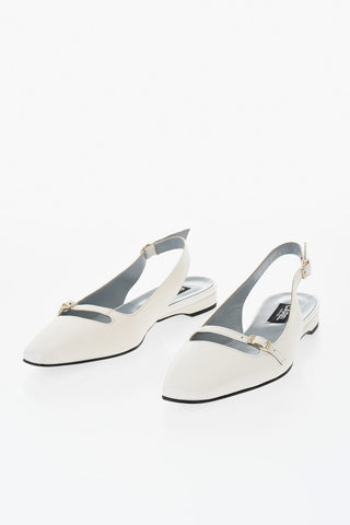 Leather Slingback Ballerinas NINON