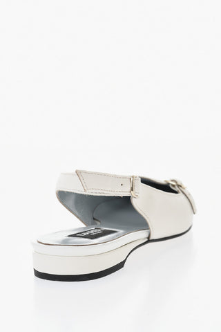 Leather Slingback Ballerinas NINON