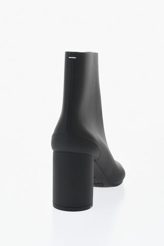 Tabi-Stiefeletten aus Kunstleder mit 6cm Absatz