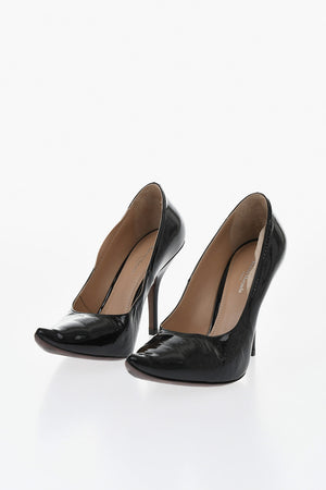 Patent Leather Pointed Toe Pumps 10cm