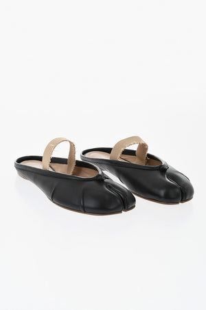 Leather Tabi Bellerines