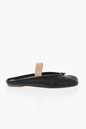 Leather Tabi Bellerines