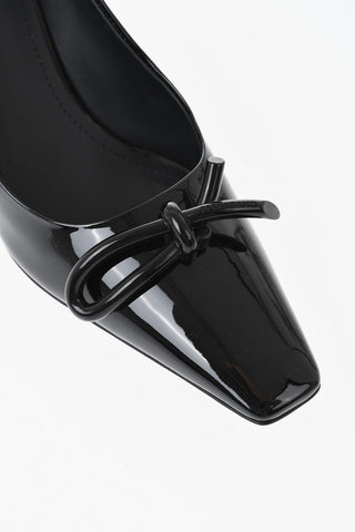 Leather Pumps ANNIE with Bow and 6 cm Heel