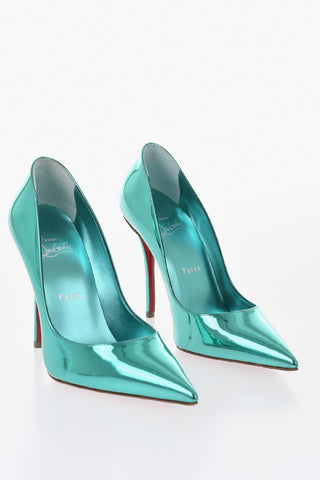Mirror-Effect Leather Pumps MISS Z, 11cm Heel