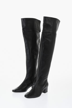Leather Boots BRIGITTE with Square Toe 4.5cm Heel