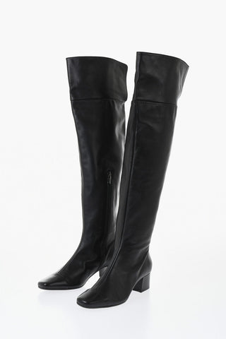 Leather Boots BRIGITTE with Square Toe 4.5cm Heel