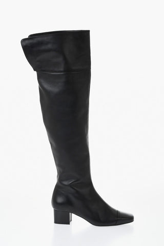 Leather Boots BRIGITTE with Square Toe 4.5cm Heel