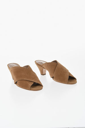 Mules HONEY in Suede Tacco 6.5cm