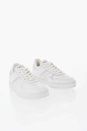 Low-Top Leder-Sneaker Uni