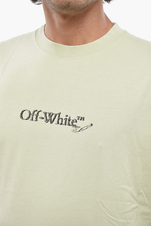 Rundhals-T-Shirt SCRIBBLE ARROW aus Baumwoll-Jersey