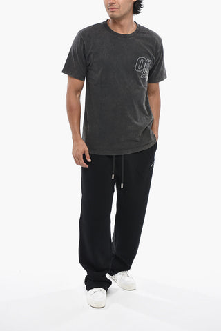 T-Shirt Girocollo OUTLINE ARROW Slim Fit Effetto Acid-Wash