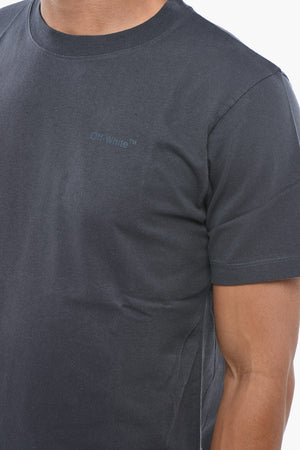 SEASONAL Slim-Fit Crewneck T-Shirt DIAG TAB Solid Color