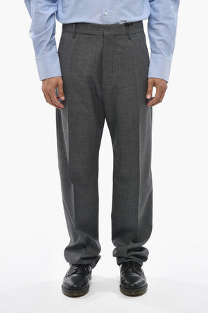Pantaloni DAN LONG CROTCH in Lana Vergine
