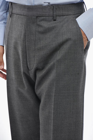 Hose DAN LONG CROTCH aus Schurwolle