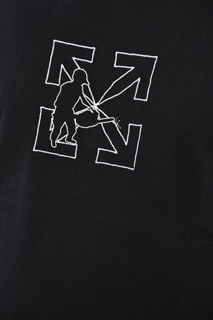 T-Shirt Girocollo LOGO WORKERS Slim Fit con Ricamo sul Fronte