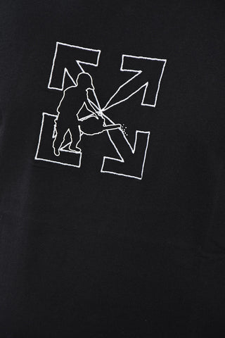 T-Shirt Girocollo LOGO WORKERS Slim Fit con Ricamo sul Fronte