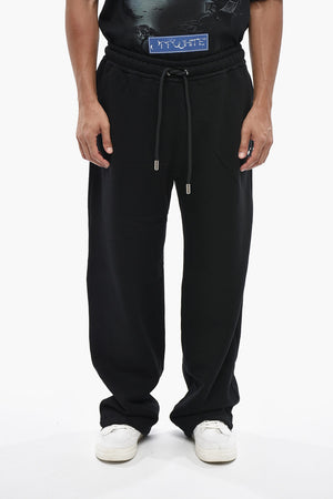 Joggers PIXEL DIAG in Cotone Garzato con Ricami